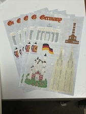 5 Mrs Grossmans Germany Stickers Travel Vacation Deutschland Castle Beer