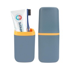 Travel Toothbrush Cup Case Portable PP Seal Tooth Brush Holders Cover Multi-F...