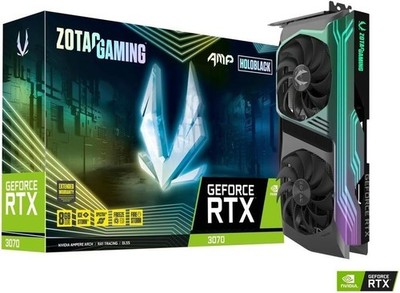 ZOTAC GAMING GeForce RTX 3070 AMP Holo 8GB GDDR6 256-bit 14 Gbps PCIE 4.0 Gaming