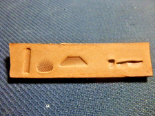 Vintage set of four Hide Crafters and 1 KB Leather Stamping Tools