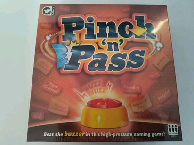 #ad Pinch #x27;n#x27; Pass Beat the Buzzer High Pressure Naming Board Game New Sealed $29.99
