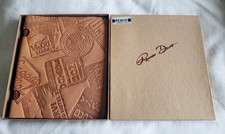 NIB Vtg Renner Davis Embossed Leather 72pkt 4x6 Photo Safe Album Handcrafted USA