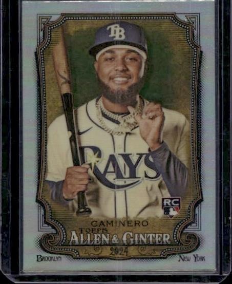 2024 Topps Allen & Ginter #92 Junior Caminero Chrome Refractors