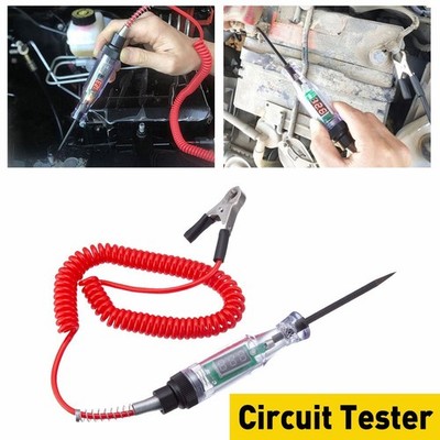 Digital Electric Circuit Tester 12V/24V Light Test LCD Car Boat RV Motorcycle B
