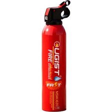 Ougist Pequeño Extintor Portátil para Hogar y Coche, 21oz Pequeño, Rojo