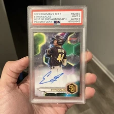 2023 Bowman's Best - Best of 2023 Autographs Ethan Salas #B23-ES (AU, RC)