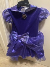 Halloween Costume Disney Minnie Mouse Purple Dress Ears Child Toddler 2T