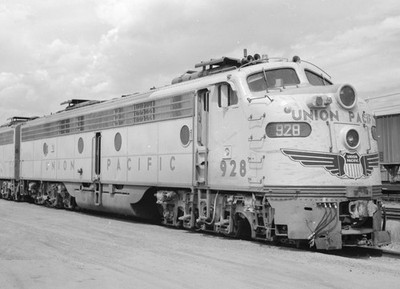 Union Pacific EMD E9 928, Denver, Colorado, 24. August 1979 8 x 10 Foto