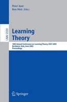 Learning Theory Peter Auer (U. A.) Taschenbuch Xii Englisch 2005 Springer