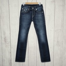 True Religion Straight Leg Big T Jeans Size 29 29x33.5