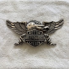 VINTAGE HARLEY DAVIDSON BELT BUCKLE FULL EAGLE