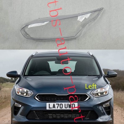 For Kia Ceed 2019-2021 Left Side Headlight Lens Cover Shell Housing