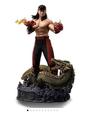 Iron Studios Liu Kang Statue Mortal Kombat 1:10 Scale Animation Boxed