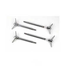 Engine Valve Cover Bolt Kit-chrome Valve Cover Wing Bolts Mr Gasket 9824
