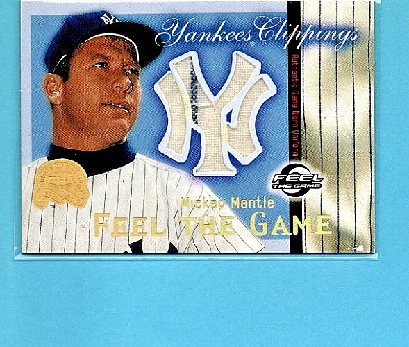 Fleer Mickey Mantle Baseball Sports Trading Cards & Accessories