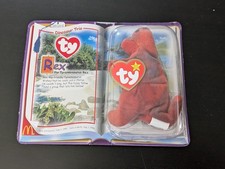 Ty Beanie Baby Dinosaur Trio Rex The T-Rex Vtg New McDonalds Exclusive Plushie