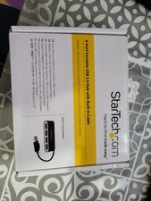 StarTech 4-Port Portable USB 2.0 Hub with Built-in Cable ST4200MINI2