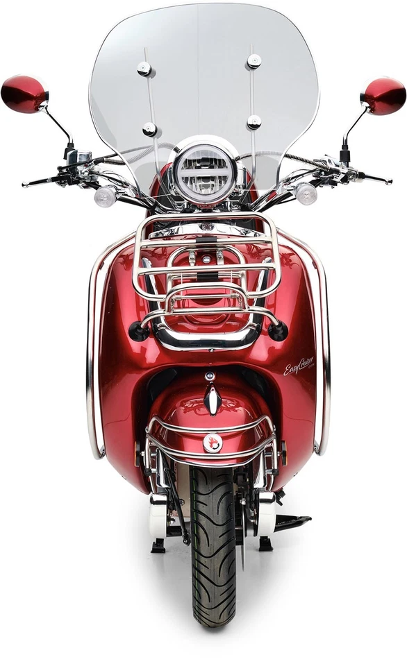 Motorroller 50 ccm Burnout EasyCruiser Dunkelrot Metallic 25 km/h - Bild 4 von 4