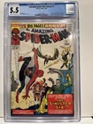 Amazing Spider-Man Annual #1 CGC 5.5 C/OW 1964 1st Sinister Six Custom Label