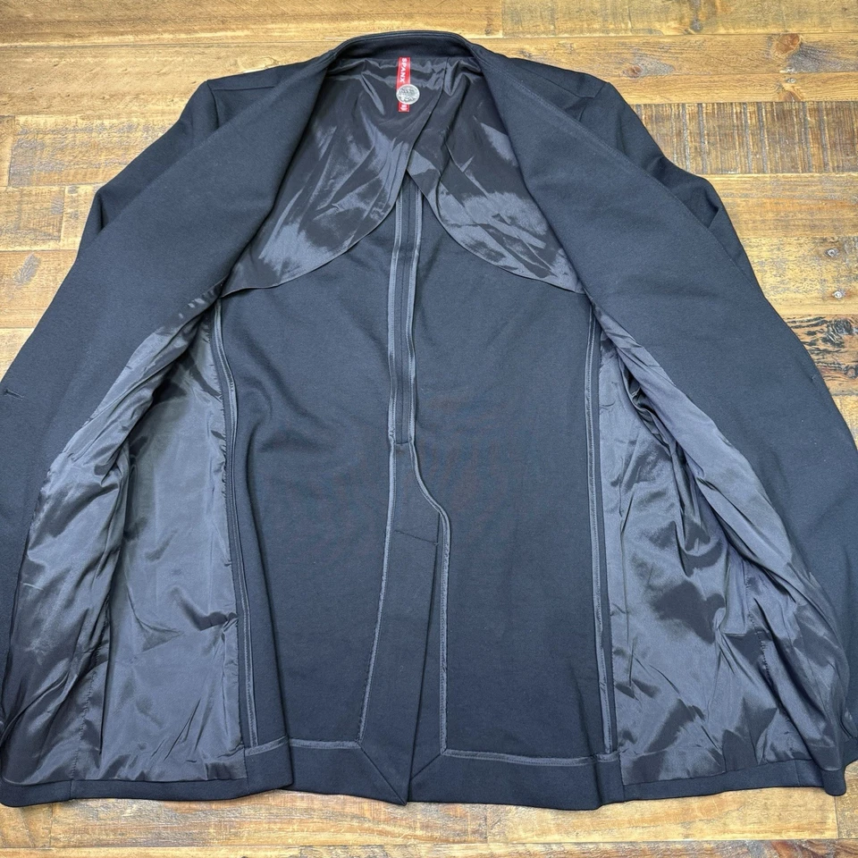 Женский блейзер Spanx Perfect без воротника на одной пуговице черный размер средний - Изображение 2 из 4