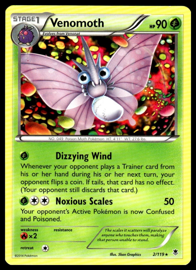 XY - Phantom Forces #2/119 Venomoth