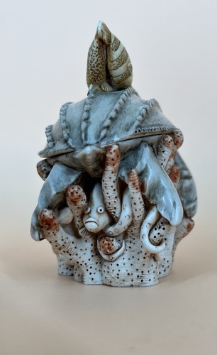 Harmony Kingdom Red Reef Series Turtle With Fish On Back Trinket Box Discont. - Picture 4 of 8