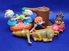 Vtg 1998-2000 Burger King RUGRATS Wind Up Toys Lot Of 4 Chuckie Susie Phil Spike