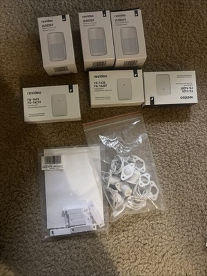 Lot Honeywell / 3 Resideo Motion Dectectors and Glassbreak Detector NEW SEALED