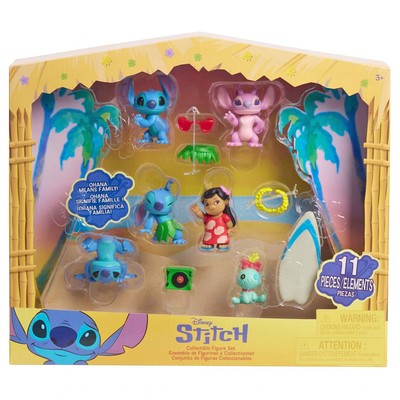Just Play Disney Stitch Collectible Figure Set Pack Kids Toys For Age 3