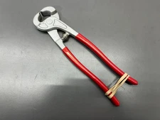 (j) VINTAGE NOS UNBRANDED 10" SPRUNG TILE NIPPERS END CUTTING PLIERS