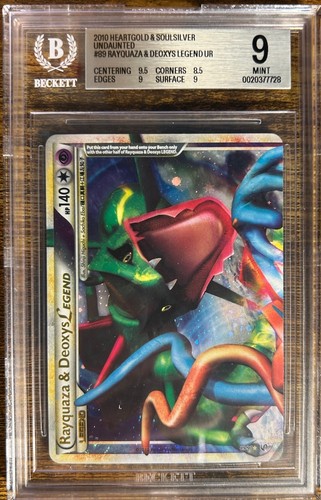 Rayquaza & Deoxys LEGEND graded BGS 9 for sale on eBay