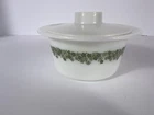 VTG Pyrex/Corning Spring Blossom/Crazy Daisy Butter Round Dish With Lid