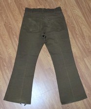 Vintage Levi's STA-PREST Brown Bootcut Pants Mens 32x28 Permanent Press USA
