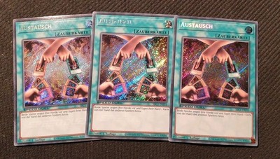 3x Austausch  Secret Rare Holo Deutsch   Speed Duel PLAYSET 