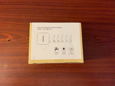Wifi Water Leak Detector 5 Pk 120dB Adjustable Alarm, Smart Water Sensor SEALED