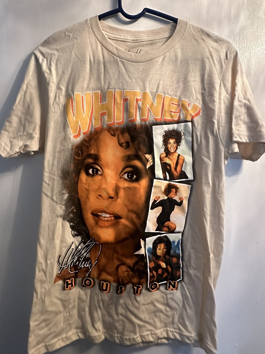 Whitney Houston Tシャツ ホワイト10着限定レア WHITNEY HOUSTON T-SHIRT Cream - Size Small - Brand new Without