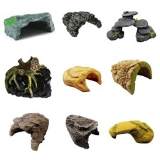 Aquariums Decorations Resin Stone Cave Fishtanks Cave Shelter Fish Hiding House