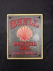 Cast Iron Vintage Shell Motor Oil Advertising Sign