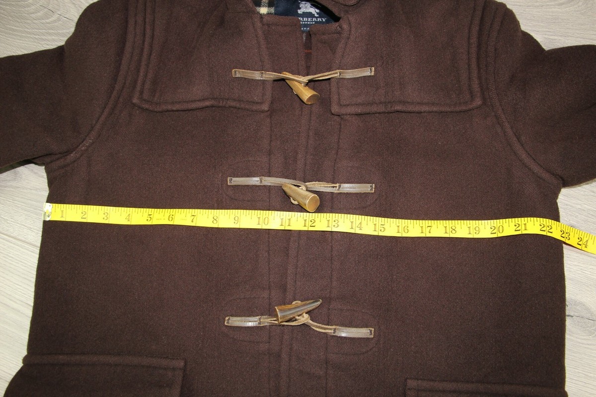 Burberry London Made in England Brown hooded Duffle Coat Burberry London Made in England Brown hooded Duffle Coat