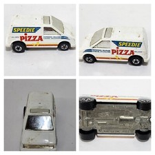 1/64 Hot Wheels 1985 Ford Aerostar Van Speedie Pizza Delivery Van