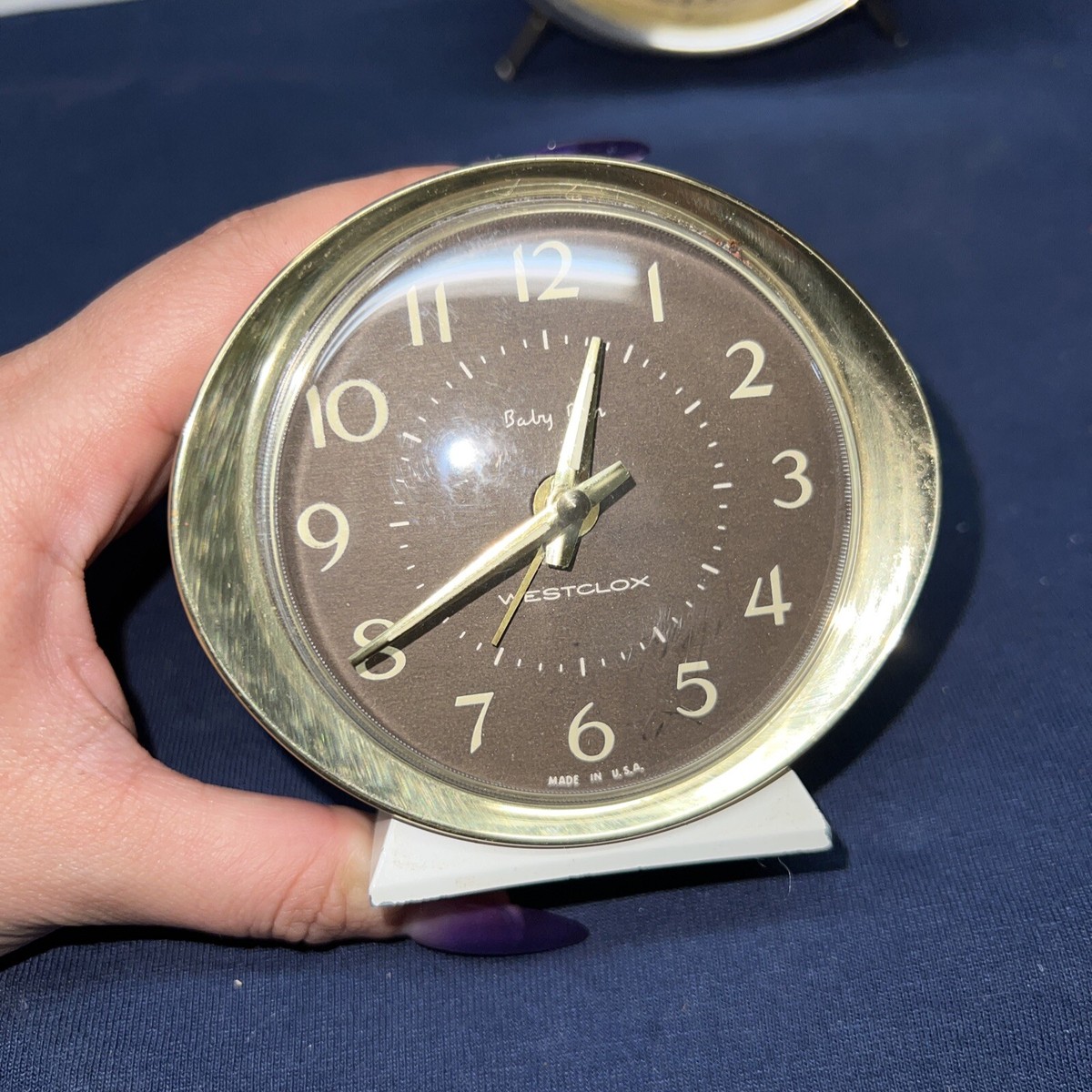 Beautiful Vintage Westclox “Baby Ben” Clocks Nickel plated ? alarm