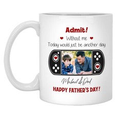 Fathers Day Mug for Dad from Son Daughter, Dad Mug for Father's Day Personalized