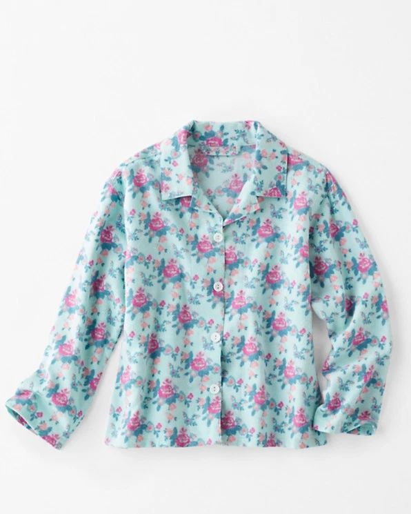 $69 Garnet Hill kid Rose flannel pajama set ChristBimas Gift Holiday Disney . - Image 3 of 4