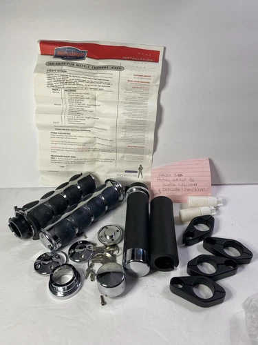 Kuryakyn Chrome ISO-Grips for Metric Cruisers Kawasaki Suzuki Yamaha 6235