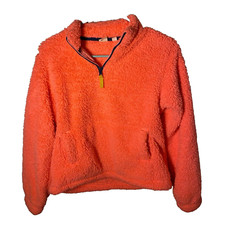 Gap Kids Fleece Sweater Girls Pink Large Fuzzy Soft XXL 14-16