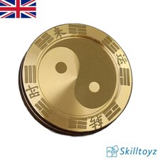 Brass Fidget Clicker Magnetic Haptic Coin Finger Manipulation EDC Gadget UK Shop