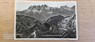 Postkarte Dents du Midi vues des Portes du Soleil ungel_