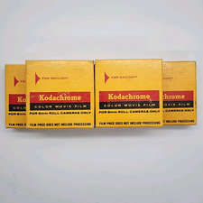 Kodak Kodachrome 8mm Color Movie Film - Daylight - EXP 1962 - Five Boxes