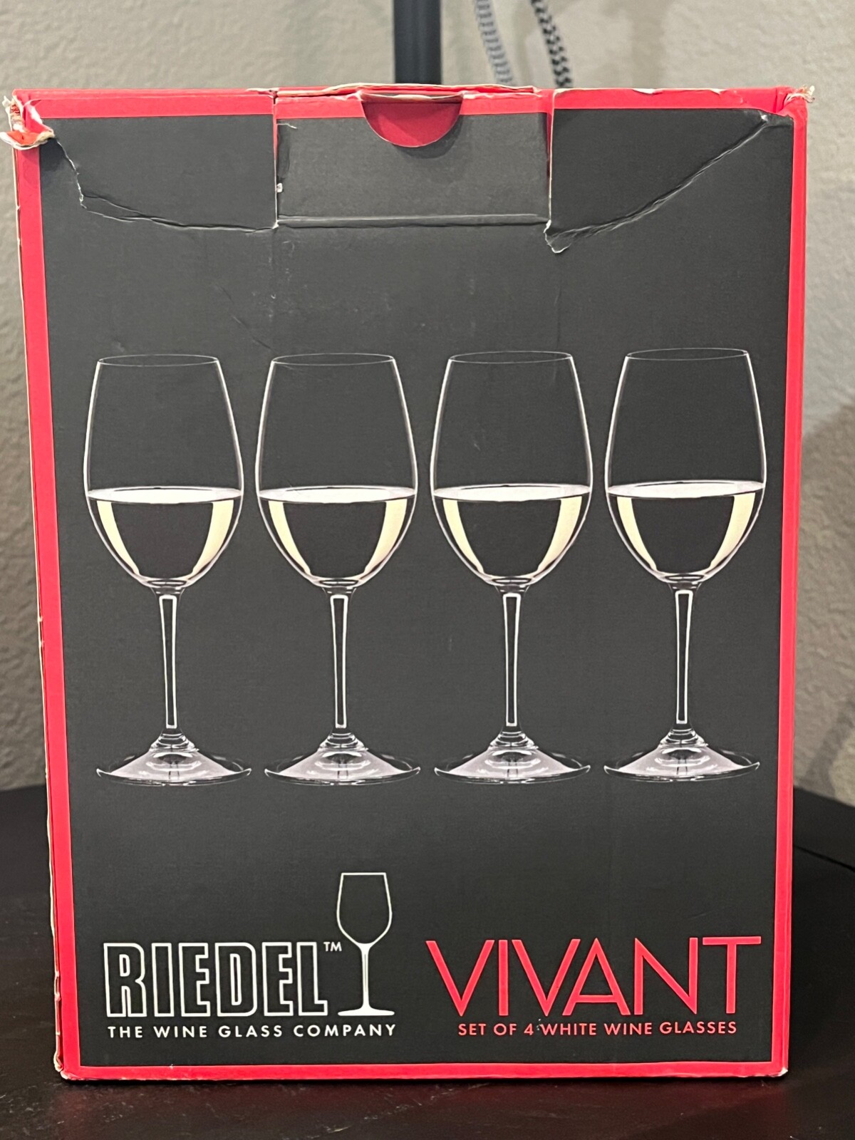 RIEDEL+Vivant+White+Wine+Glass+Set++12.5oz.2C+Pack+of+4 for sale online eBay