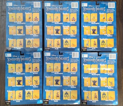 Kingdom Hearts 2002 Mirage Series 1 Figures Complete Set of 6